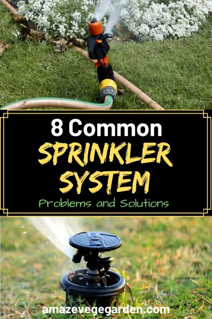 Common Sprinkler System Problems and Solutions Amaze Vege Garden