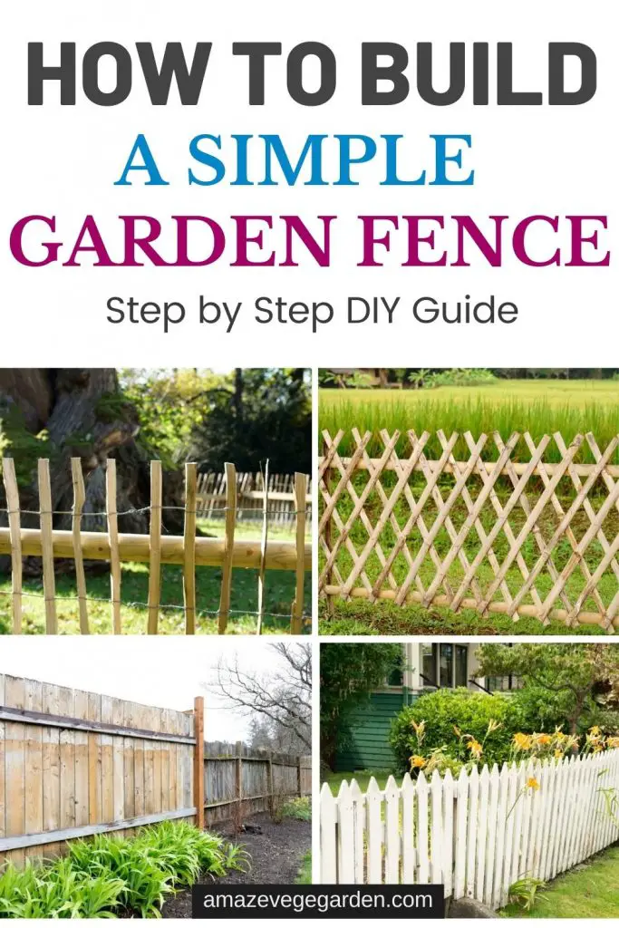 How to Build a Simple Garden Fence (DIY Guide) – Amaze Vege Garden